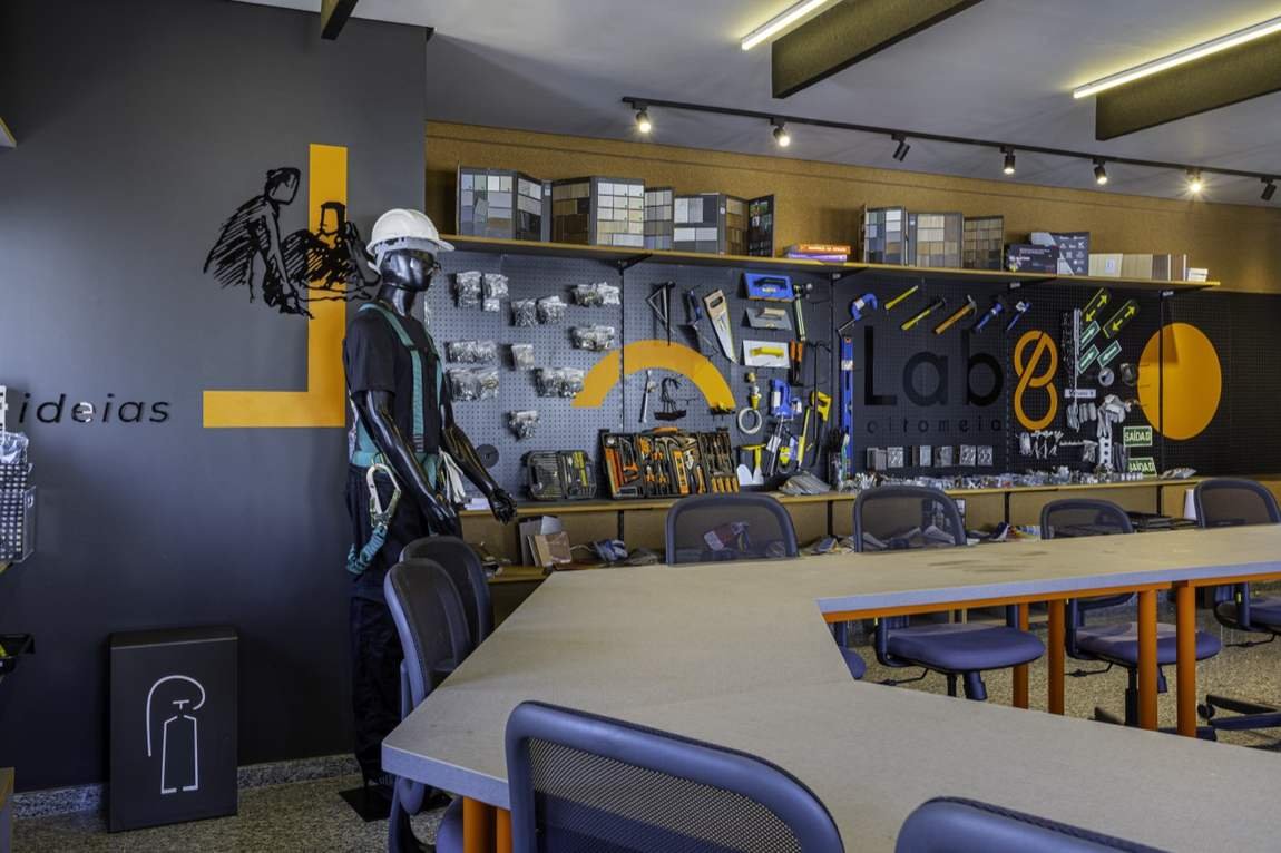 Estúdio do Lab86 — ambiente de criação de projetos